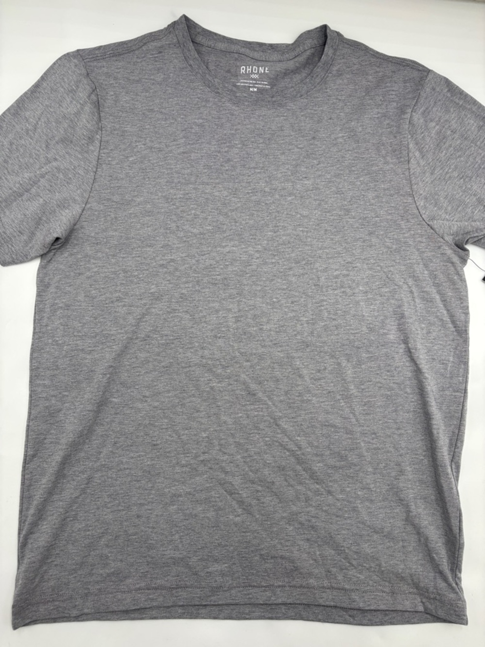 Rhône Element Organic Cotton Blend T-Shirt in Heather Gray